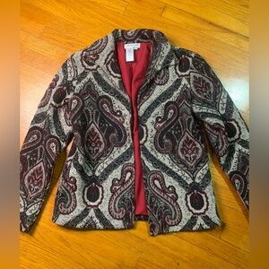 Paisley Patterned Vintage Jacket